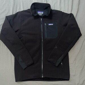Men’s Patagonia R1 Full Zip Jacket - Medium Black